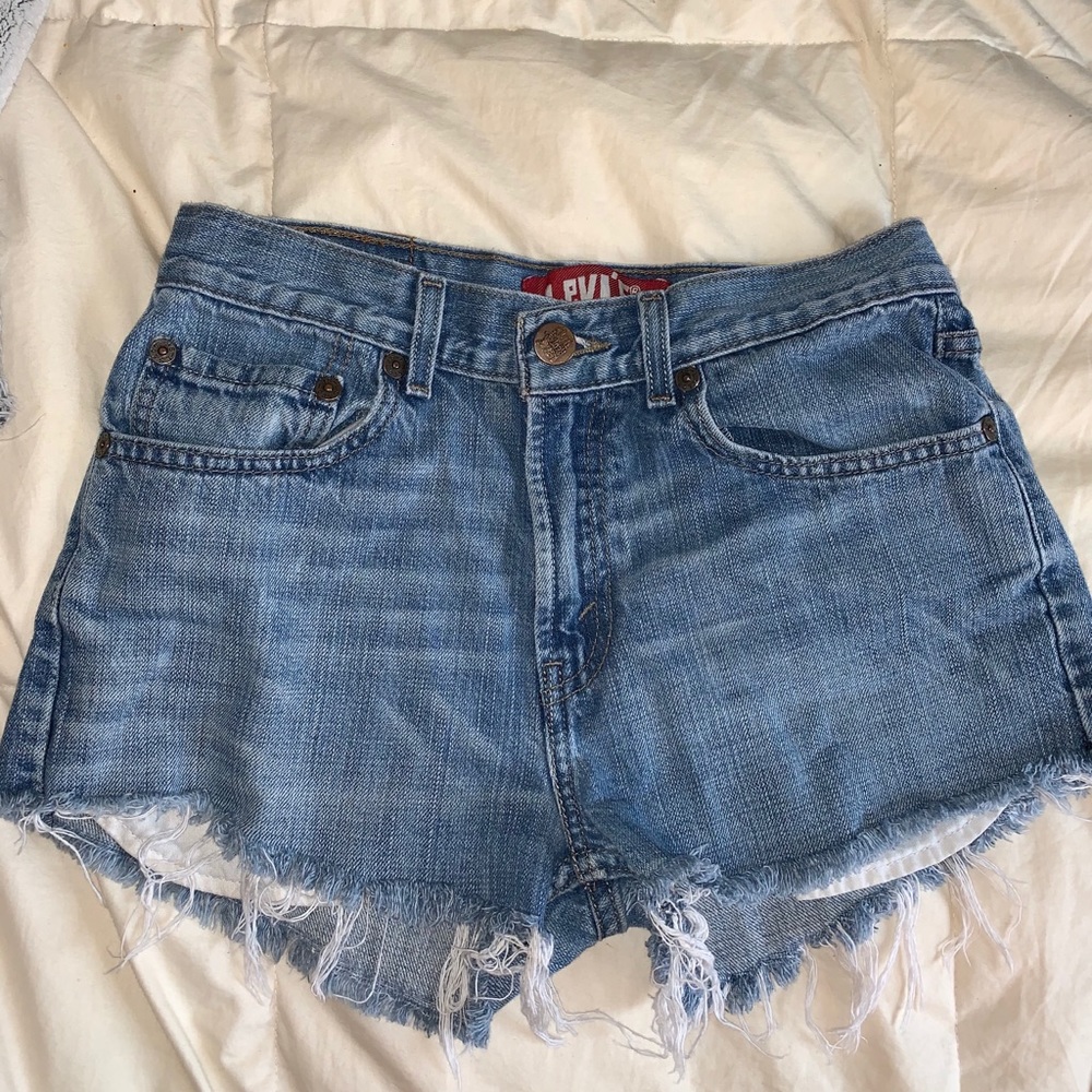 vintage levi denim shorts